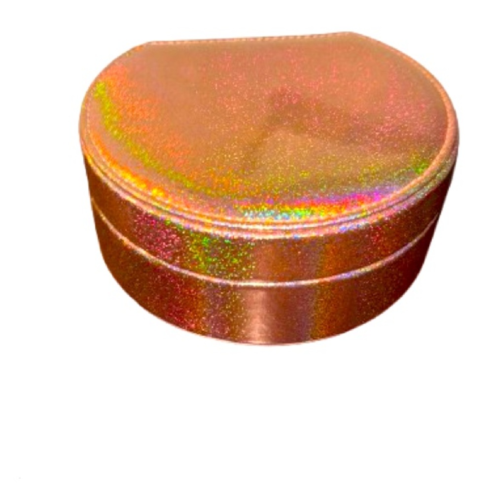 Brand New Holographic Pink Jewelry Box with Mirror